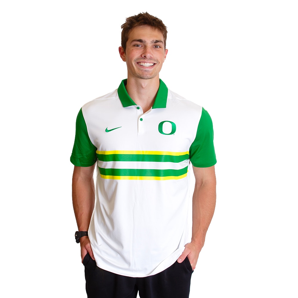 Classic Oregon O, Nike, White, Polo, Performance/Dri-FIT, Men, UV protective, 798506